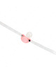 Kink - pink pacifier shaped gag 5.5 x 4 cm adjustable 43-60 cm