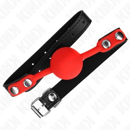 kink - red silicone ball 4 cm gag 60 x 2 cm