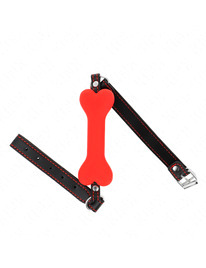 kink - mordaza de hueso 12 cm rojo 63 x 2 cm