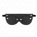 kink - mÁscara de polipiel con cubiertas para ojos desmontables 22 x 9 cm