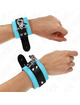 Kink - premium lockable wrist restraints black / blue adjustable 21-28 cm x 5.5 cm