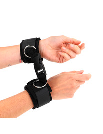 kink - muÑequeras neopreno con cierre de gancho negro ajustable 22-34 cm