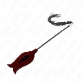 kink - plumas de pollo para cosquillas con forma cuerno de criada negro 36 cm