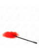 Kink - plumas para cosquillas rojo usado para el kit bondage 27 cm