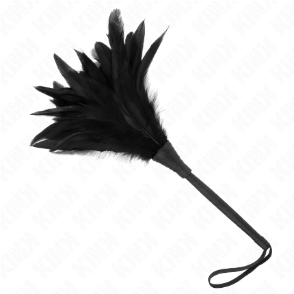 kink - lÁtigo de borla de silicona con forma de rosa 45 cm