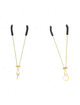 Pinças para Mamilos Kink Thin Gold