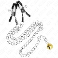 kink - chain nipple clamps with bell 30 cm