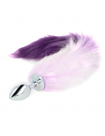 Plug Anal Kink com Cauda Roxo