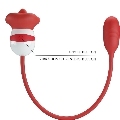 Pretty Love Aliyah Estimulador de Clítoris con Plug Rojo