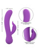 Calexotics First Time Rechargeable Rabbit Vibrator Purple