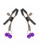 Pinças para Mamilos Double Bells Roxo