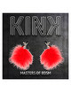 kink - pinzas para pezones con pluma rojo 7 cm