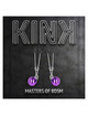 kink - pinzas para pezones fina con cascabel violeta 7 cm