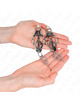 kink - pinzas para pezones estilo japonÉs con cadenas plateado