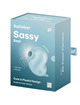 satisfyer - sassy seal estimulador vibrador azul