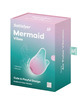 satisfyer - mermaid vibes estimulador vibrador menta y rosa