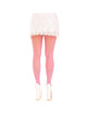 Leg avenue - medias con aberturas corazon lazos rosa
