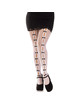 Leg avenue - stockings with openings heart bows pink
