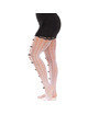 Leg avenue - stockings with openings heart bows pink