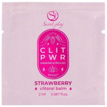 secretplay - single dose strawberry lubricant 2 ml