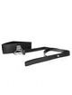 kink - collar con correa 116 cm con tachuelas correa polipiel 50 x 5 cm