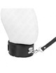 Kink - necklace with belt 116 cm with black leather strap adjustable 40-48 cm x 6 cm