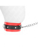 kink - collar con correa 65 cm rojo 54 x 4.5 cm