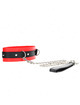 kink - collar con correa 65 cm rojo 54 x 4.5 cm