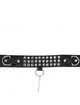 Kink - collar con correa 65 cm con brillos ajustable 37-42 cm x 5.3 cm