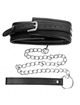 Kink - collar con correa 65 cm hebilla brillante 48.5 cm x 5.3 cm
