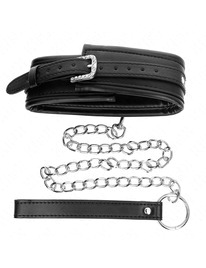 kink - necklace with shiny buckle strap 65 cm 48.5 cm x 5.3 cm