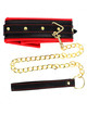 Kink - collar con correa esponja imitaciÓn cuero modelo 2 ajustable 37-54 cm x 3 cm