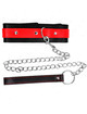 kink - necklace with red strap 65 cm ajustable 36-43 cm x 5 cm