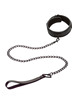 calexotics - nocturnal collar leash leather adjustable black