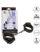 calexotics - nocturnal esposas de tobillo cuero ajustable negro