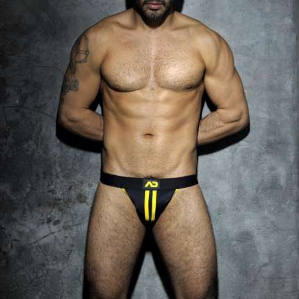 Jockstrap Addicted Stripe Fetish Preta,500106