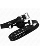 Kink - full silicone gag 55 x 2 cm with 4 cm ball size s black adjustable 35-51 cm