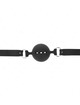Kink - mordaza 55 x 2 cm de bola 4.5 cm de silicona completa talla m negro ajustable 35-51 cm