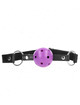 Kink - hollow hard purple ball 4.5 cm gag 63.5 x 2 cm
