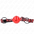 kink - diamond pattern ball 4.5 cm gag model 1 64.5 cm adjustable 42-60 cm