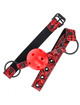 kink - diamond pattern ball 4.5 cm gag model 1 64.5 cm adjustable 42-60 cm