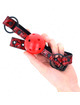 kink - diamond pattern ball 4.5 cm gag model 1 64.5 cm adjustable 42-60 cm