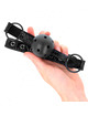 Mordaça Kink Clio Diamond Preta e Vermelha
