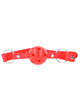 kink - mordaza de bola 4 cm transpirable con doble remache modelo 1 rojo 62 x 2.5 cm ajustable 42-58 cm