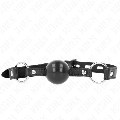 kink - mordaza de bola 4 cm tpe negro 60 x 2 cm