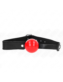 kink - mordaza de bola 4 cm suave de tpe modelo 1 66 x 2.5 cm ajustable 41-61 cm