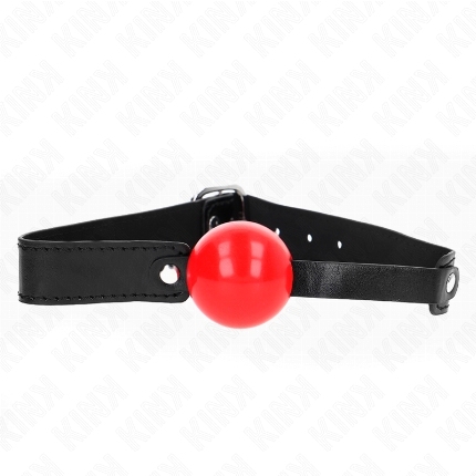 kink - mordaza de bola 4 cm suave de tpe modelo 1 66 x 2.5 cm ajustable 41-61 cm