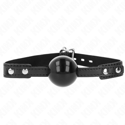 kink - mordaza de bola 4 cm suave de tpe modelo 3 60 x 2 cm ajustable 37-52 cm