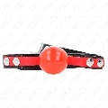 kink - mordaza de bola 4 cm suave de tpe modelo 4 60 x 2 cm ajustable 37-52 cm
