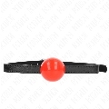 kink - mordaza de bola 4 cm sÓlida simple rojo 65 x 1.5 cm